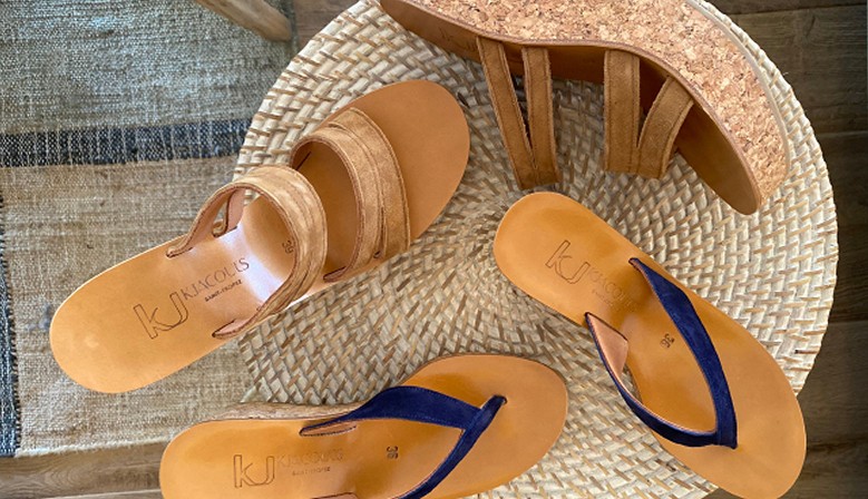 K.Jacques Wedge sandals