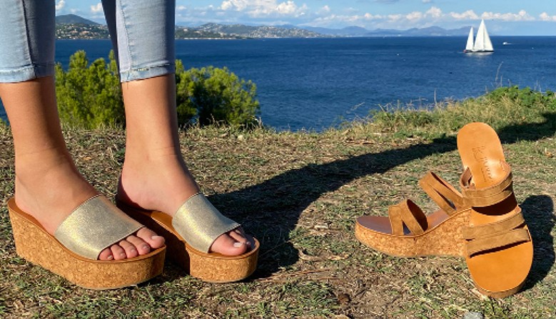 Wedge sandals